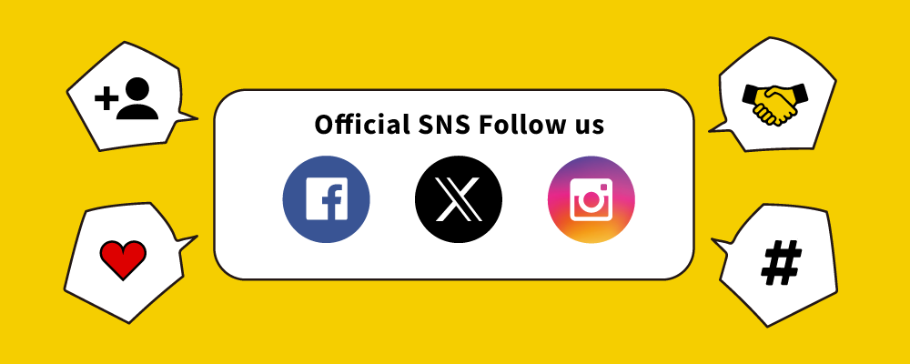 Facebook・Twitter・Instagramに連携