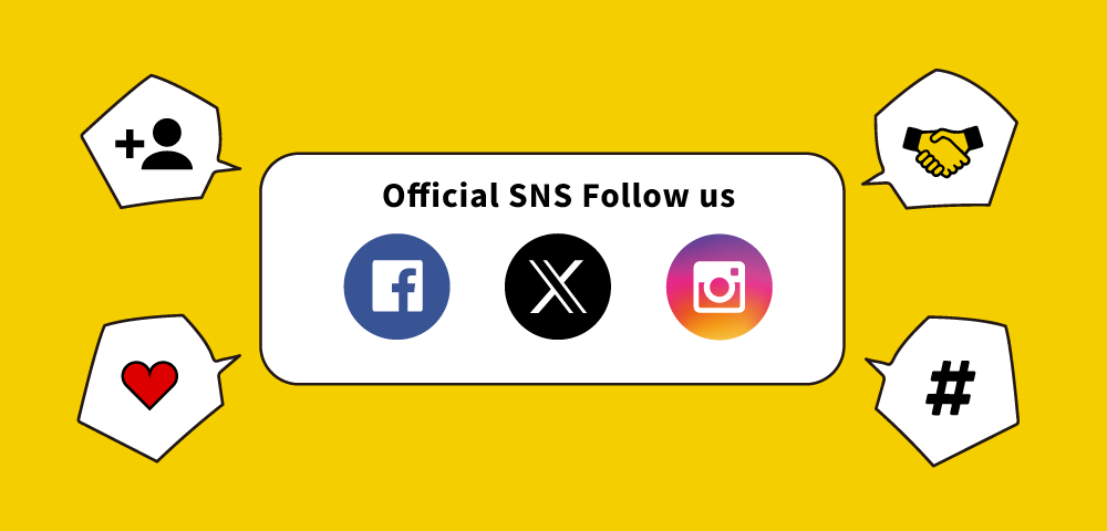 Facebook・X（旧Twitter）・InstagramなどのSNSに連携